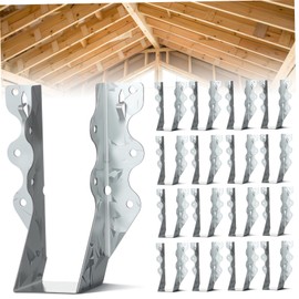 ORFOFE 20pcs Joist Hangers Face Mount Hurricane Ties for Wood Floor Deck Ceiling Support Bracket Durable