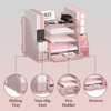 SUPEASY Mesh Desk Organizer with File Holder, 5-Tier Paper Letter