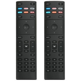 (2 Packs) WINFLIKE XRT136 Universal Remote Control Replace for All VIZIO smartcast V Series M Series D Series P Series PX Series E Series Smart TVs E55D0 E55-D0 E55E1 E55-E1 E55E2 E55-E2