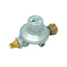 CAVAGNA Low Pressure Regulator 25-50 mbar 11-Level Adjustable Gas Pressure Regulator for Gas Grill, Heater, Patio Heater, Stove