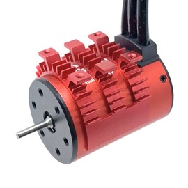 KingVal Replacement 3650 3100KV Waterproof Brushless Motor Shaft 3.175mm with Heat Sink Compatible with 1/10 RC Car