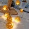 LED Light String Innovative Iron Wire Round Ball String Lights