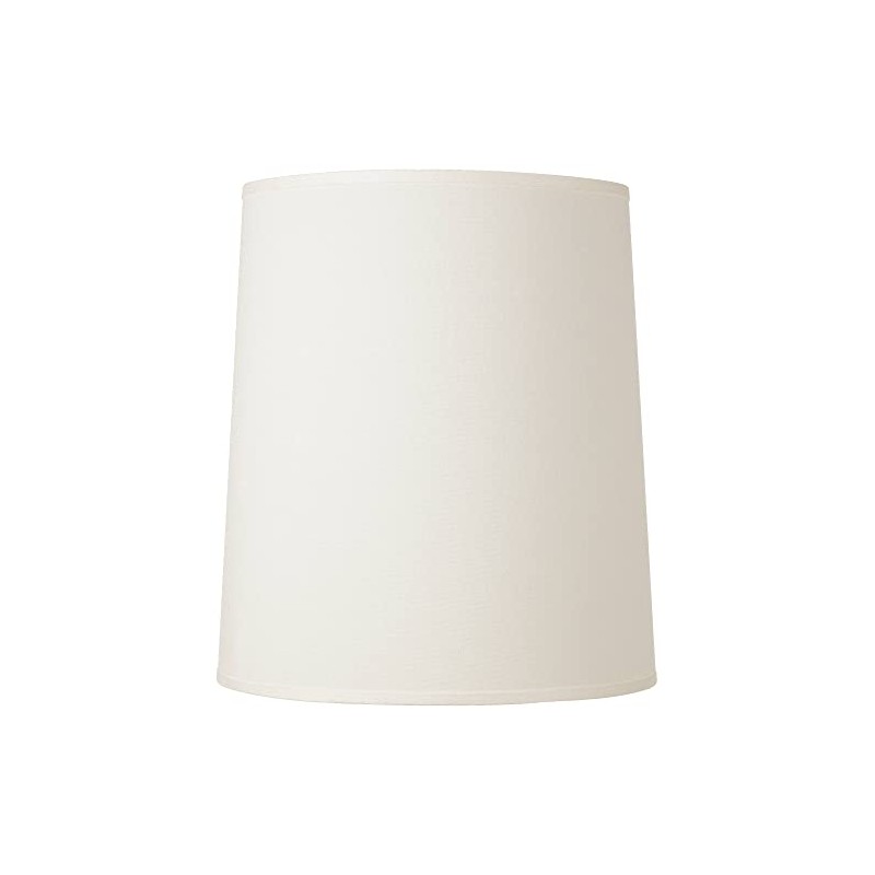 Large Drum Lamp Shade Off-White Fabric 14" Top x 16"