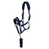 John Whitaker Unisex Club Headcollar and Lead Rope Set Navy