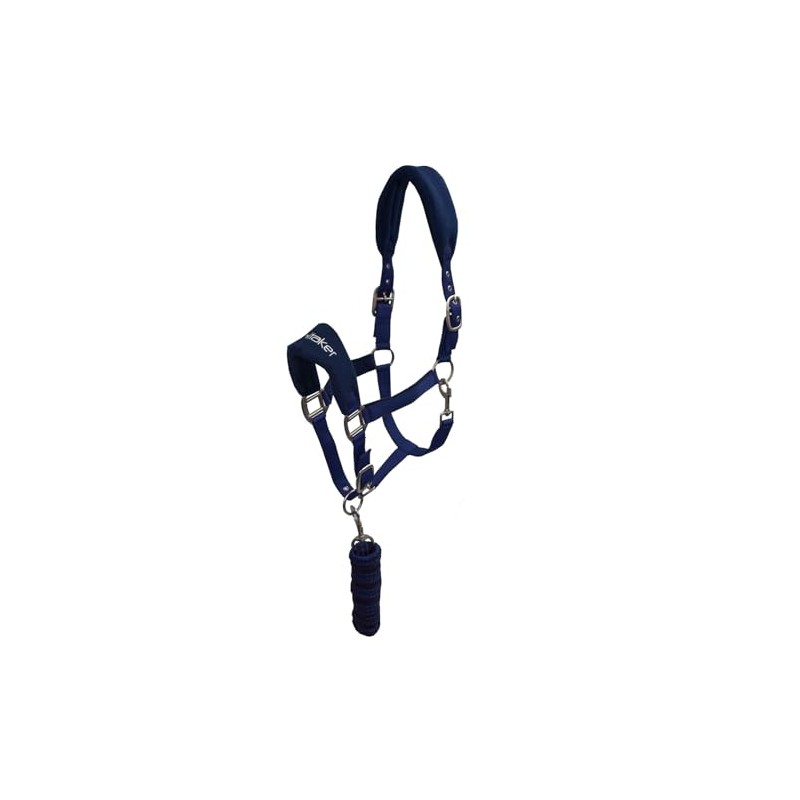 John Whitaker Unisex Club Headcollar and Lead Rope Set Navy