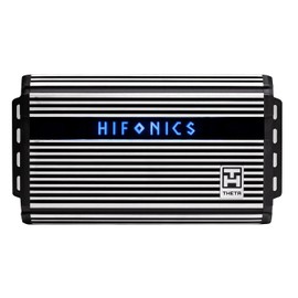 Hifonics ZTH-1225.1D Zeus Theta Compact Mono Channel Car Audio Amplifier (Silver) – Class D Amp, 1200-Watt, Onboard Electronic Crossover, Built-in Bass Control, Bass Remote Included