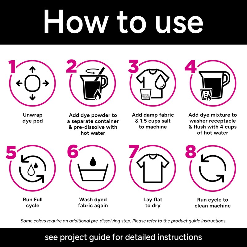 Tulip Fabric Dye Pod Road Trip (Gray), Dye for Washing