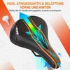 HENMI Bicycle Saddle Men Women Comfortable Breathable Shock Absorbing Ergonomic