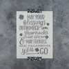 May Your Blessings Shamrock St Patricks Stencil - Reusable Stencils