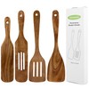 Wooden Spatula, Heat Resistant Cooking Wood Spatulas Spurtles for Non