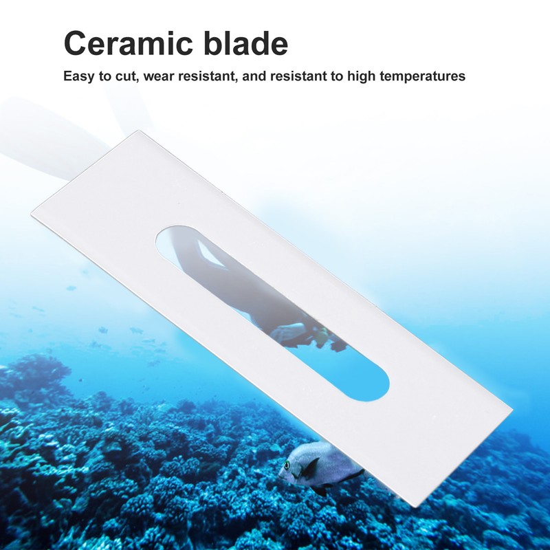 3PCS Underwater Cutter Blade Ceramic Efficient High Hardness Easy to