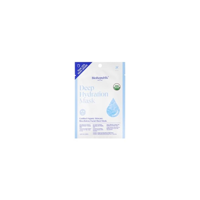 BIOREPUBLIC Deep Hydration Facial Sheet Mask, 1.08 FZ