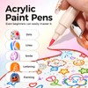 GELLAKTIK 18 Colors Nail Art Pens Set, 3D Nail Polish