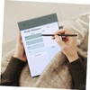 TEHAUX Small Size A5 Daily Work Planner Checklists Notepad Daily