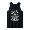 Meteor Showers and Midnight Reading Hours Astronomy Book Tank Top