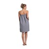 Turkuoise Linen Lightweight Spa/Bath Waffle Body Wrap with Adjustable Closure