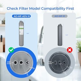 AO-MF-ADV-R Water Filter Replacement Cartridge, Compatible with AO Smith AO-MF-ADV System, Advanced Direct-Connect Under-Sink Water Filter AO-MF-ADV-R, Single Stage Claryum Filter, 1 Pack