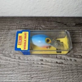 Storm Vintage Storm Pre-Rapala Wiggle Wart V88 BLUE Crank Bait Fishing Lure🍒 SEALED