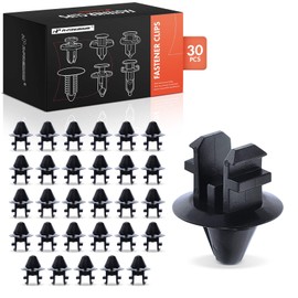 A-Premium 30PCS Nylon Retainer Clip Fasteners Compatible with Ford F-150 F150 2015-2021, F-250 Super Duty 2017-2020, F-350 Super Duty 2017-2020, Expedition 2018-2021 & Lincoln Navigator 2018-2020