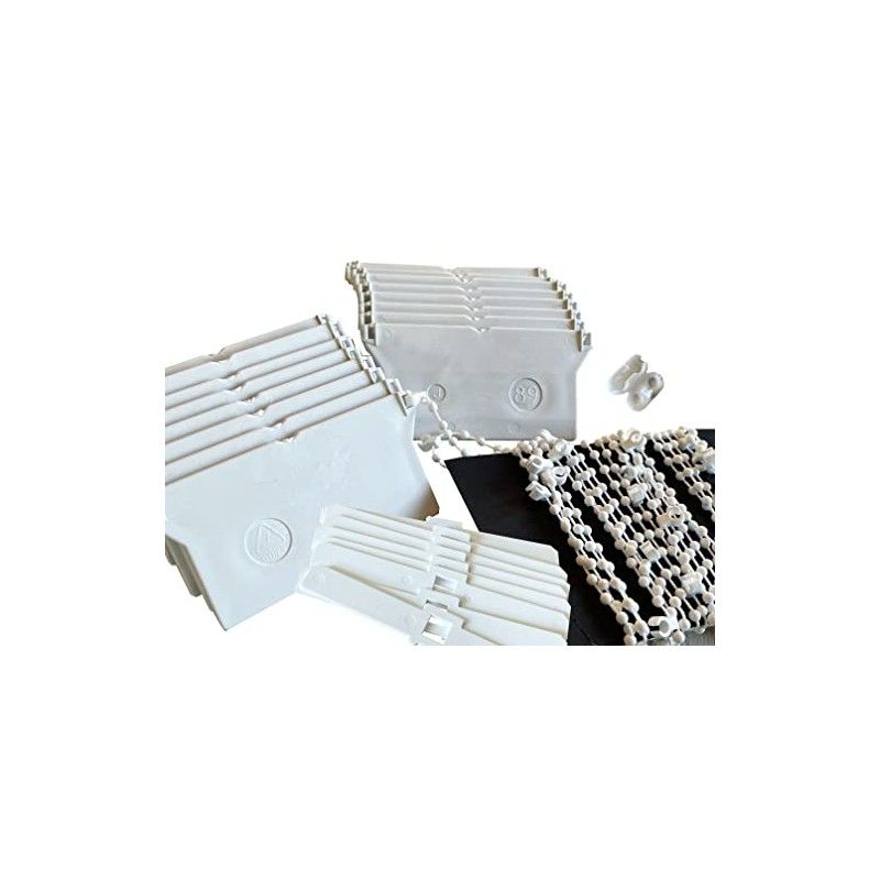 10 x Vertical Blind Bottom Weights for 89mm (3.5") Slats