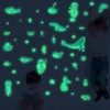 Copeflap Dinosaur Fish Glow Glow in the Dark Stickers Glow