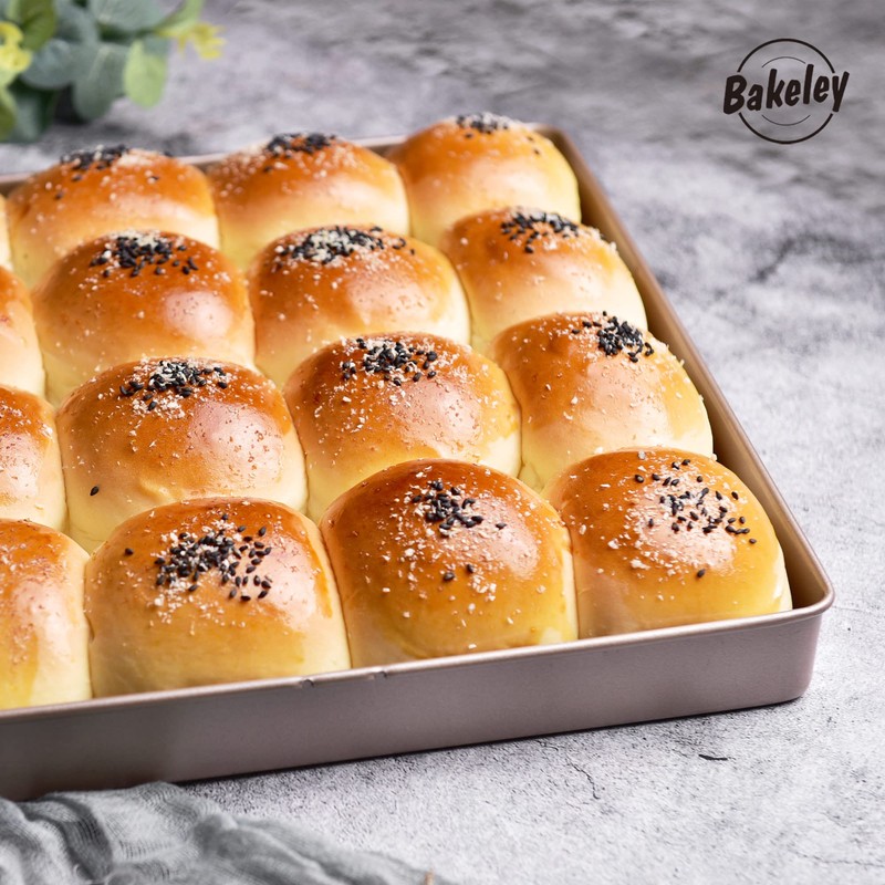 Bakeley 11-Inch Baking Sheet Pan Non-Stick Square Baking Pan Jelly