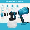 WIBENTL Paint Sprayer, 700W HVLP Spray Gun with 4 Brass