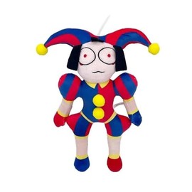 wiztex Pomni Digital Circus Plush, Jax Plush Cuddly Toy for Kids - The Amazing Digital Circus Cuddly Toy Gift for Kids - Pomni Plush Toy Digital Circus Plush Clown (Pomni 30 cm)