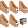 Qanye Pack of 5 Magazine Racks, File Holder, Cardboard, Magazine