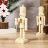 MAGICLULU 12Pcs Unfinished Wooden Nutcracker Wooden Nutcracker to Paint Wooden