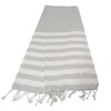 Atout Ciel Fouta Beach Towel, Striped with Fringes 90 x