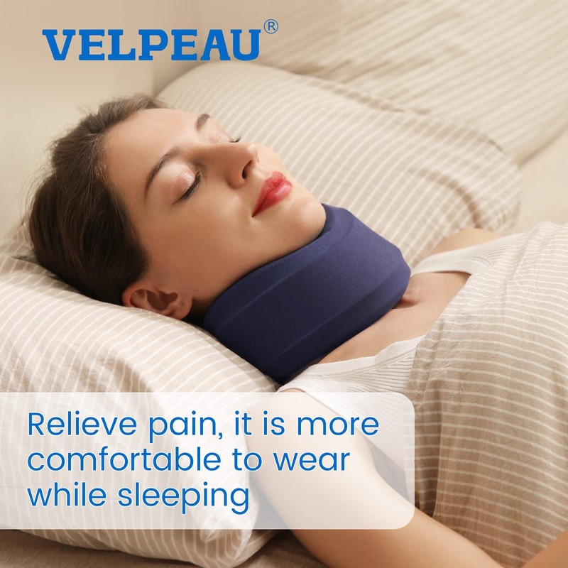 VELPEAU Neck Brace -Foam Cervical Collar - Soft Neck Support