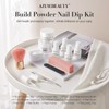 AZUREBEAUTY Clear & White Dip Powder Nail Kit, 28g/1Oz 15