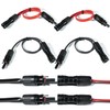 Solar Cable Window Feed-Through 35 cm Cable Waterproof PV Cable