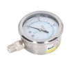 Vacuum Pressure Gauge Shockproof Radial Stainless Steel Case for Industrial