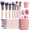 BS-MALL Makeup Brushes Premium Synthetic Foundation Powder Concealers Eye Shadows
