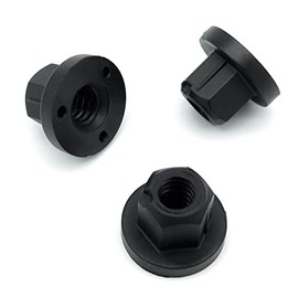 VVO Fasteners Plastic Rear Bumper and Trim Fastener Nut, Black (Pack of 10)