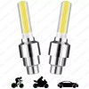 Mercader Digital 10 Pares Luz Led Válvula Llantas Bici Moto