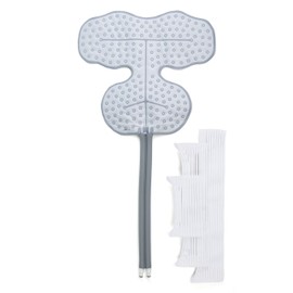 Ossur Cold Rush Cold Therapy Shoulder Pad | Ergonomic Pad for Post-Operative Pain and Swelling | Works with Cryotherapy and Cold Therapy Machines | Includes Hose Connectors and Elastic Straps (Large)