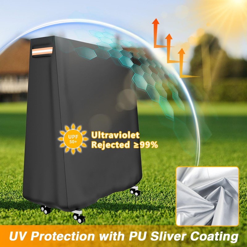 EVRBUL Ping Pong Table Cover Outdoor Waterproof Folding Table Tennis