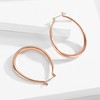 Gelanmeng Chunky Hoop Earrings for Women - 14k Gold Plated