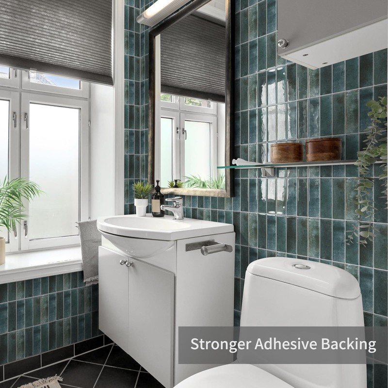 10 Sheet Peel and Stick Subway Kitchen Backsplash Tiles,3D Rectangle