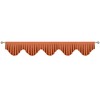 OYRING Energy Efficient Rod Pocket Curtain Valance Blackout valances for