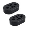 2 Hole Exhaust Hanger Bushing Muffler Insulator Shock Absorbent Mount