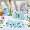 100 Pcs Hydrangea Floral Paper Guest Napkins Blue Flowers Napkin