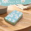 AfitLulu Credit Card Holder for Women, RFID-Blocking Daisy Prints Card