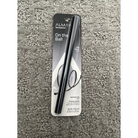 Almay On the Ball Pen Eyeliner Black 208 Ball Point Tip 0.03 Oz NEW