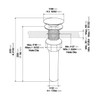 KAIYING Pop Up Drain, Bathroom Sink Drain Stopper, Vessel Sink