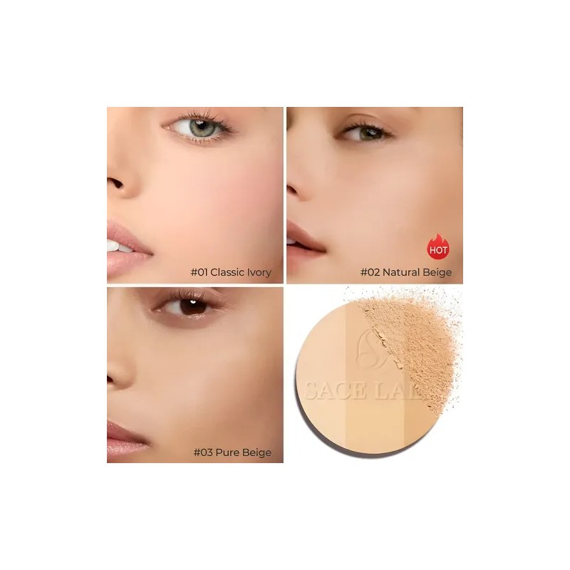 Sace Lady Base De Maquillaje Polvo Compacto Mate Control Oil