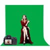 BEIYANG 5 Ft x6.5 Ft Photography Backdrop Green Screen, Green